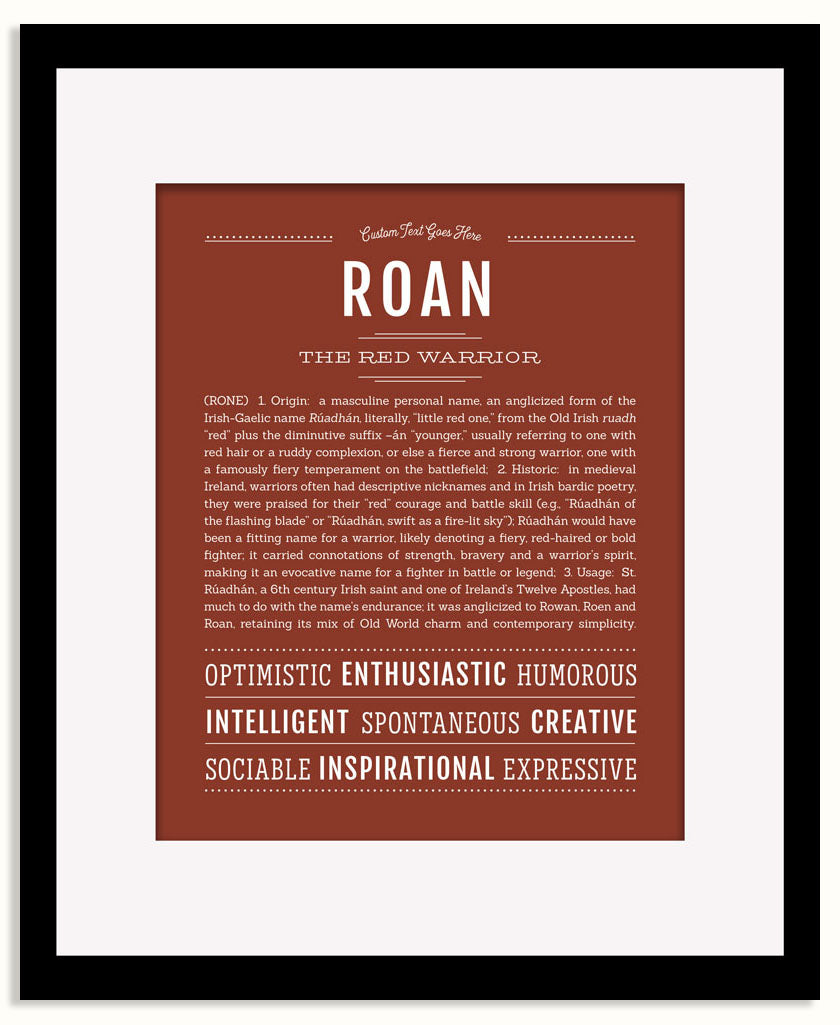 Frame Options | Bordeaux | Black Frame, Matted