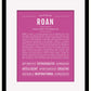 Frame Options | Dark Pink | Black Frame, Matted