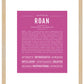 Frame Options | Dark Pink | Maple Frame, Matted