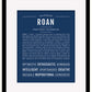 Frame Options | Midnight Blue | Black Frame, Matted