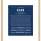 Frame Options | Midnight Blue | Maple Frame, Matted