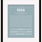 Frame Options | Powder Blue | Black Frame, Matted