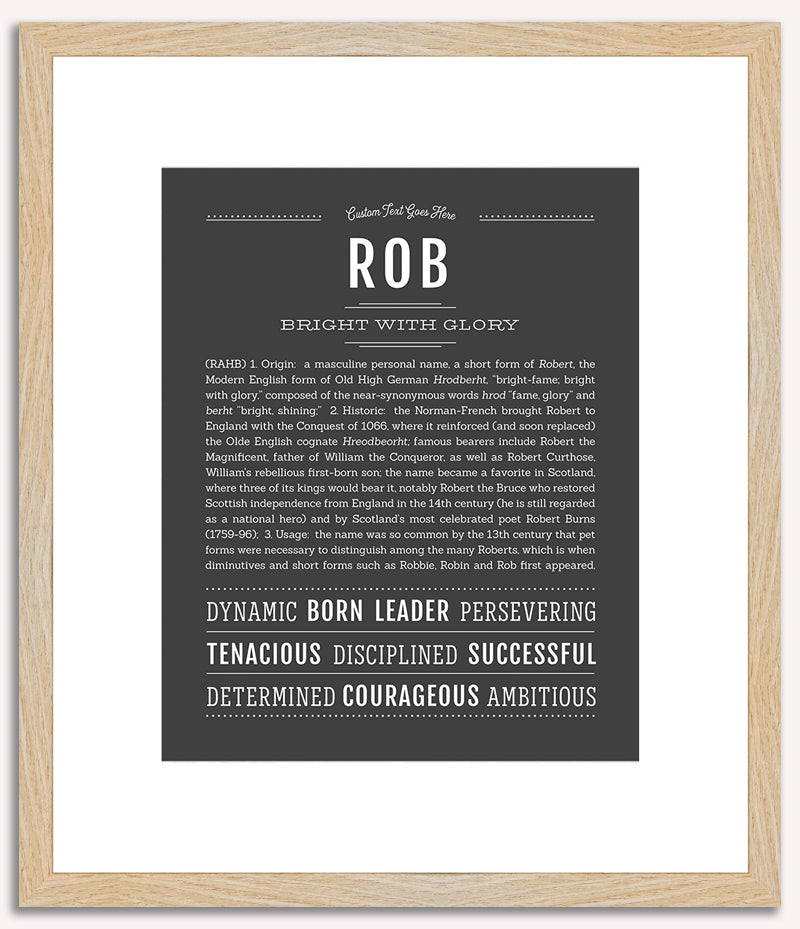 Rob | Name Art Print