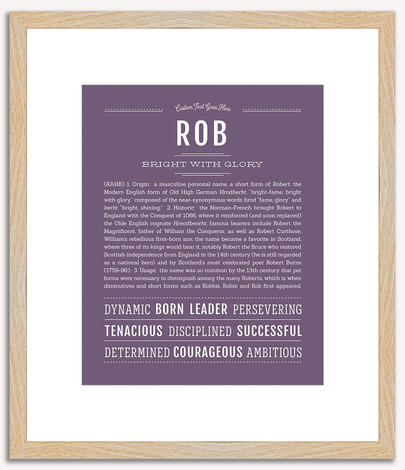 Rob | Name Art Print