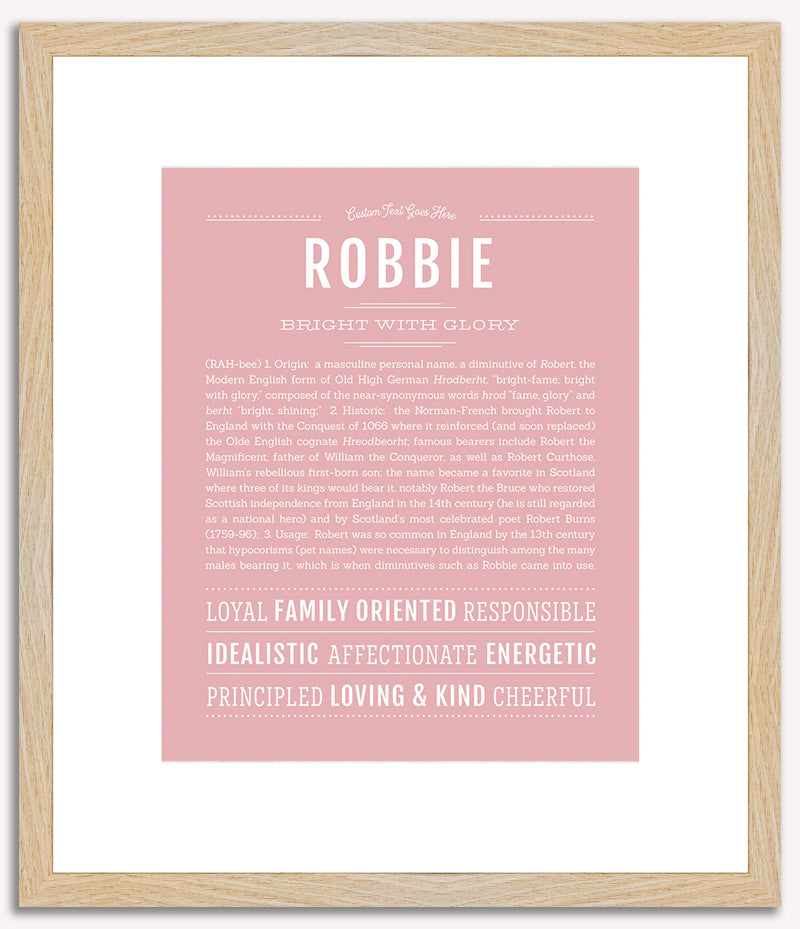 Robbie | Name Art Print