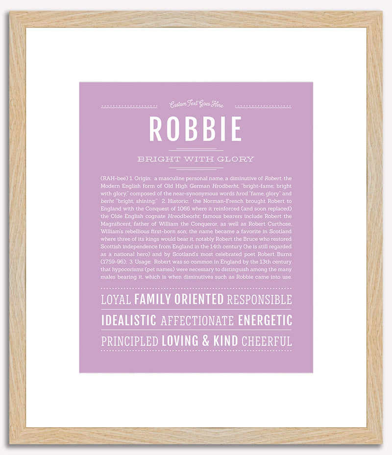 Robbie | Name Art Print