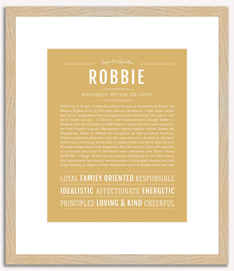 Robbie | Name Art Print