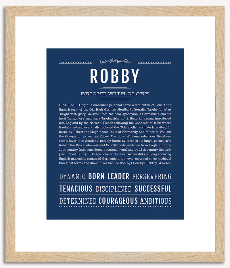 Robby | Name Art Print