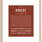 Robert | Name Art Print