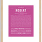 Robert | Name Art Print