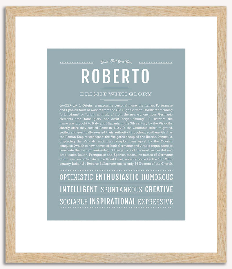 Roberto | Name Art Print