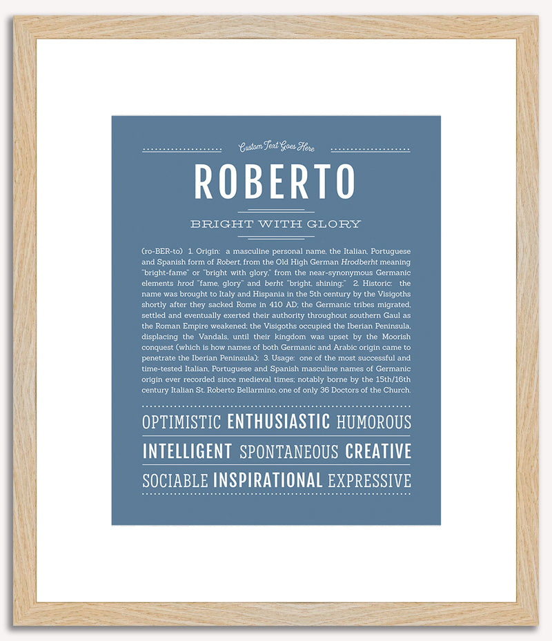 Roberto | Name Art Print