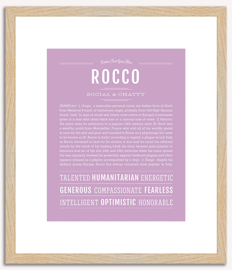 Rocco | Name Art Print