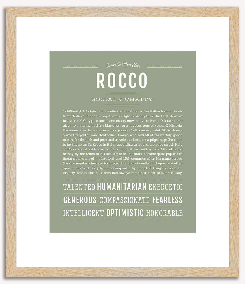 Rocco | Name Art Print