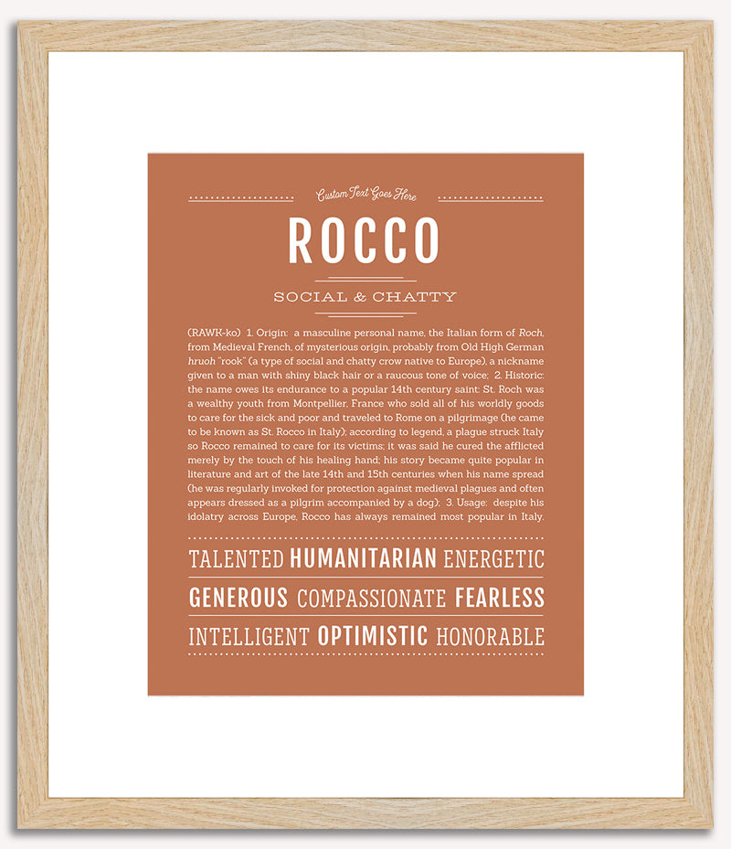 Rocco | Name Art Print