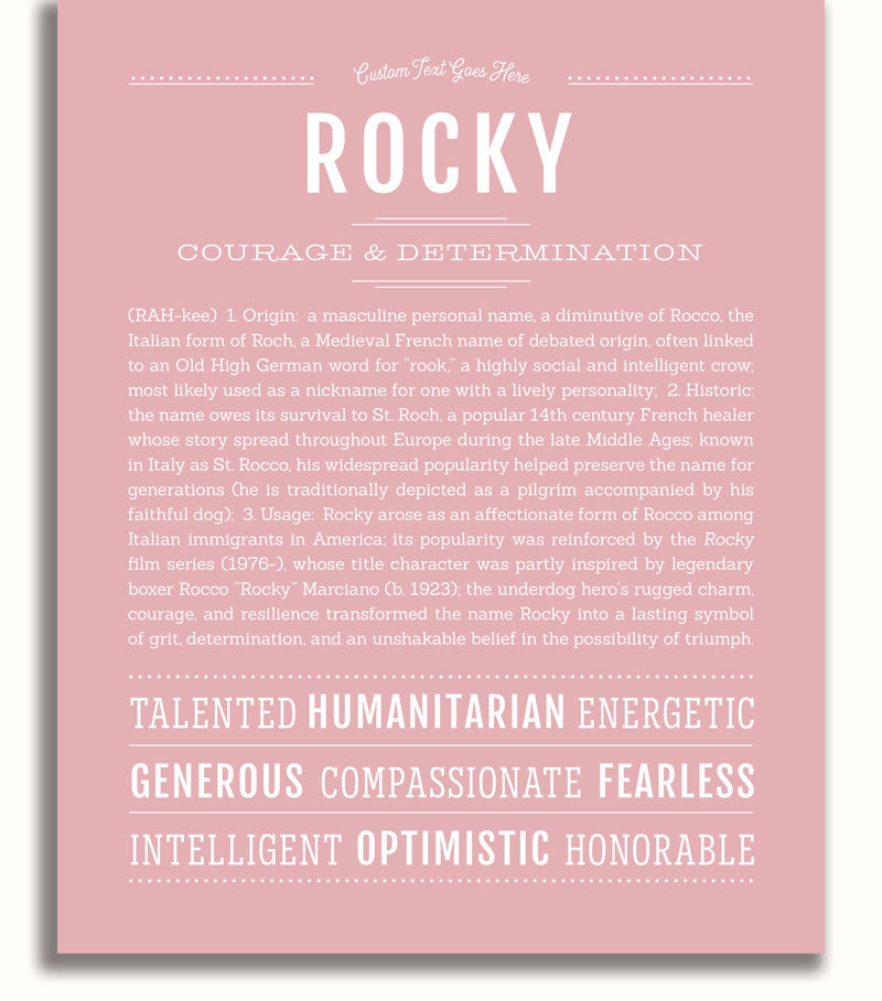 Frame Options | Dusty Rose | White Frame, Matted