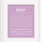 Rocky | Name Art Print