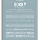 Frame Options | Powder Blue | White Frame, Matted