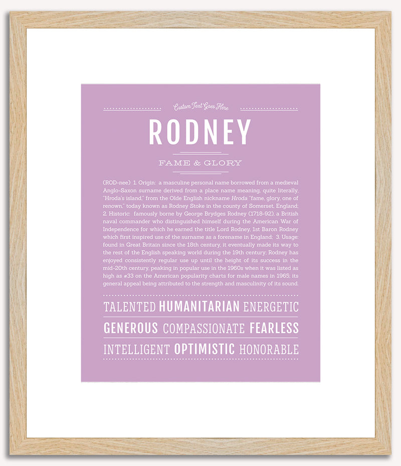 Rodney | Name Art Print