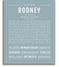 Rodney | Name Art Print – Name Stories