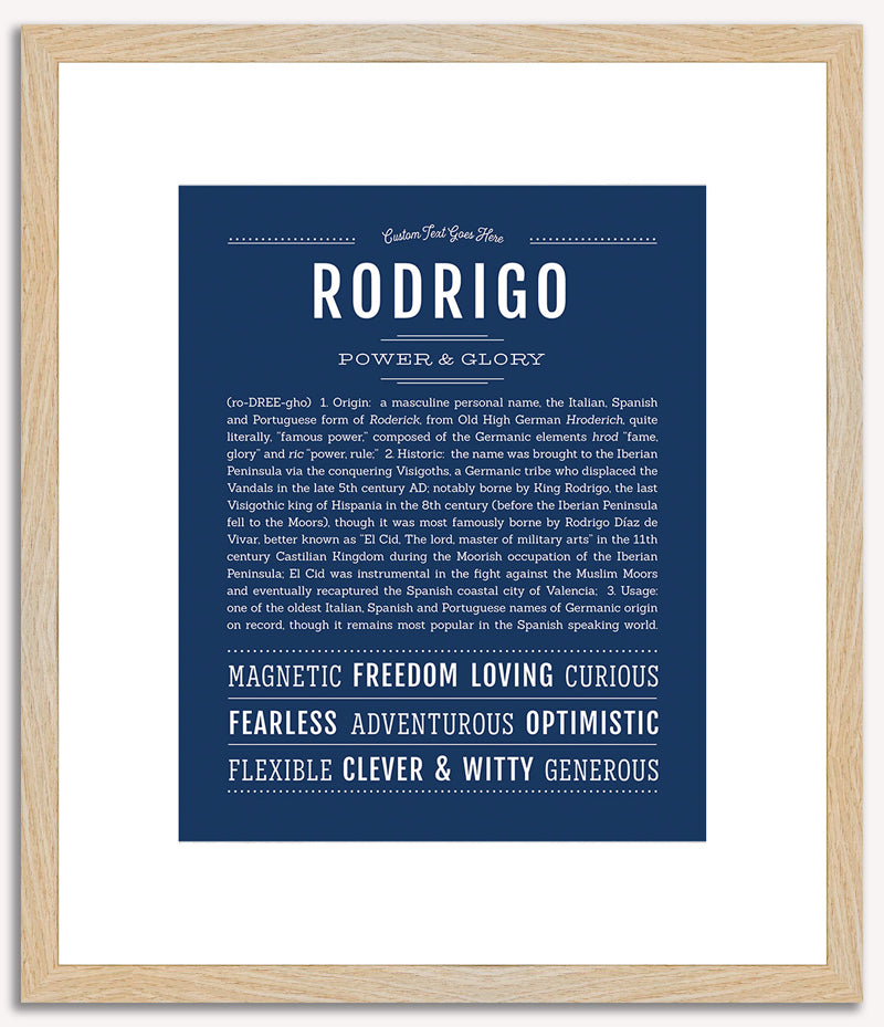 Rodrigo | Name Art Print