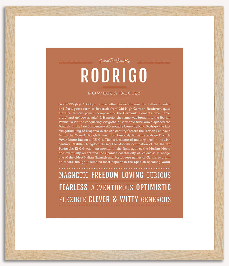 Rodrigo | Name Art Print