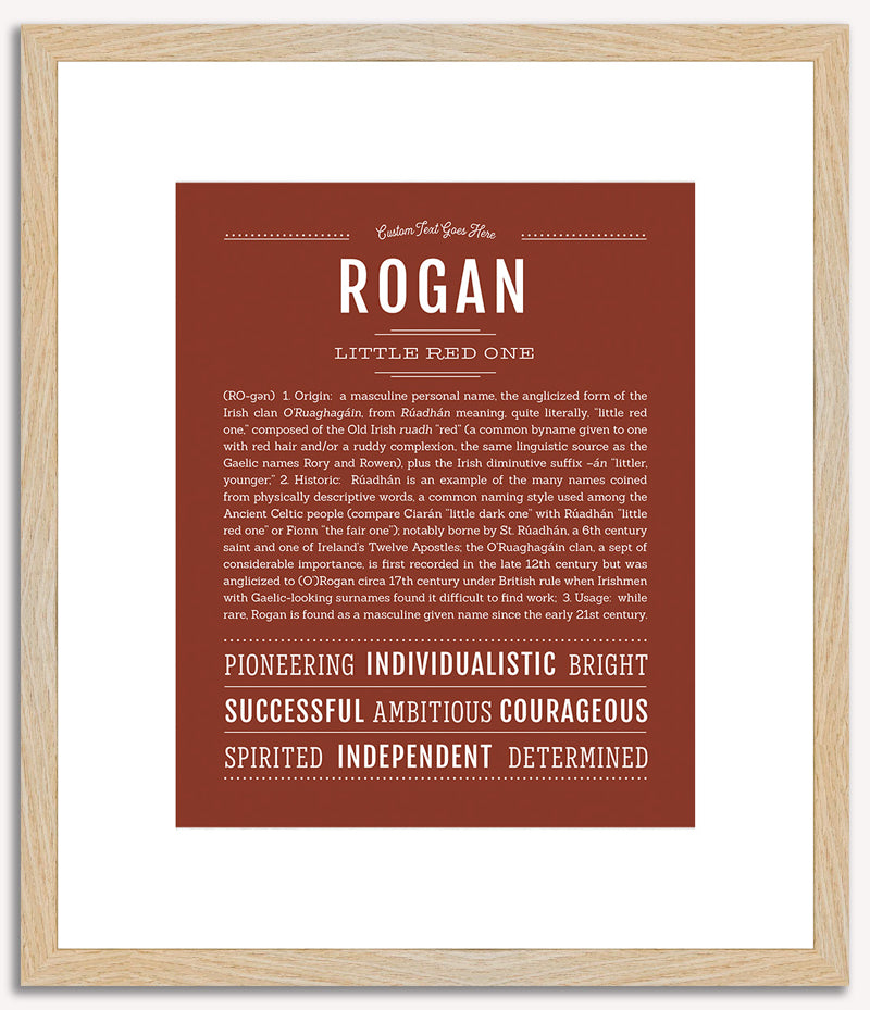 Rogan | Name Art Print