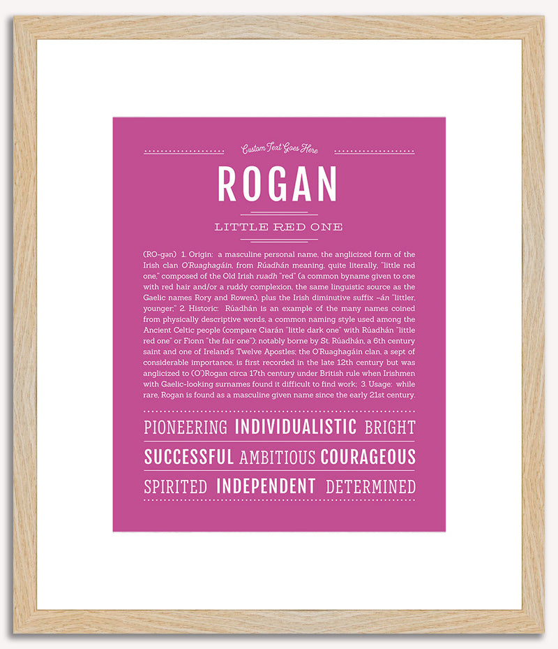 Rogan | Name Art Print