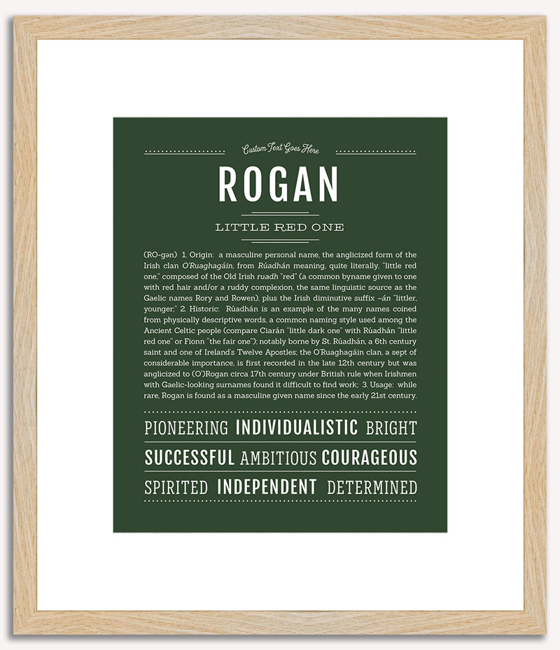 Rogan | Name Art Print