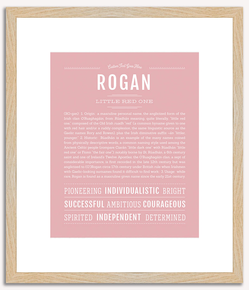 Rogan | Name Art Print