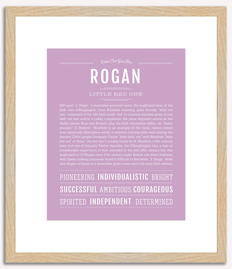 Rogan | Name Art Print