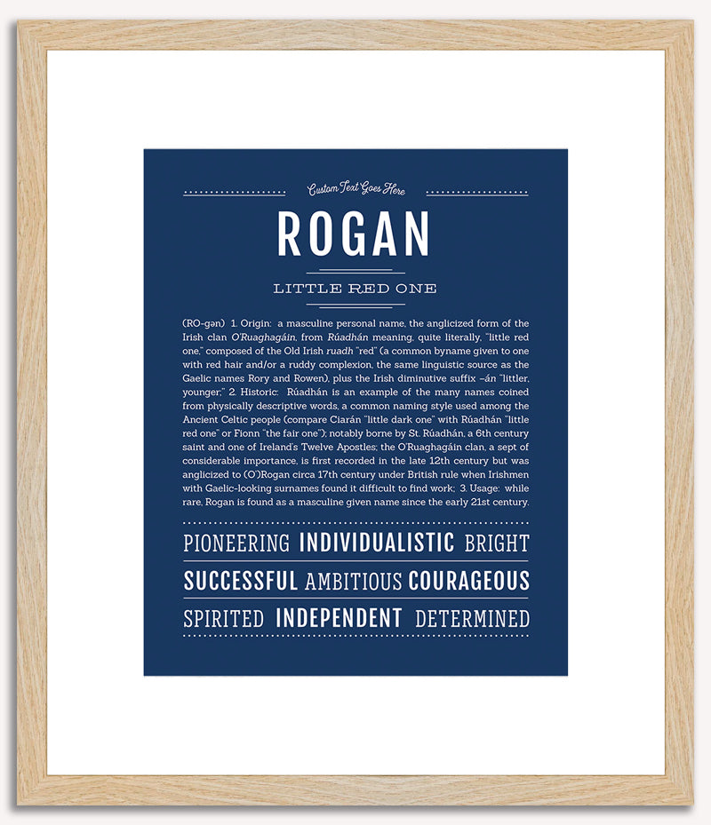 Rogan | Name Art Print