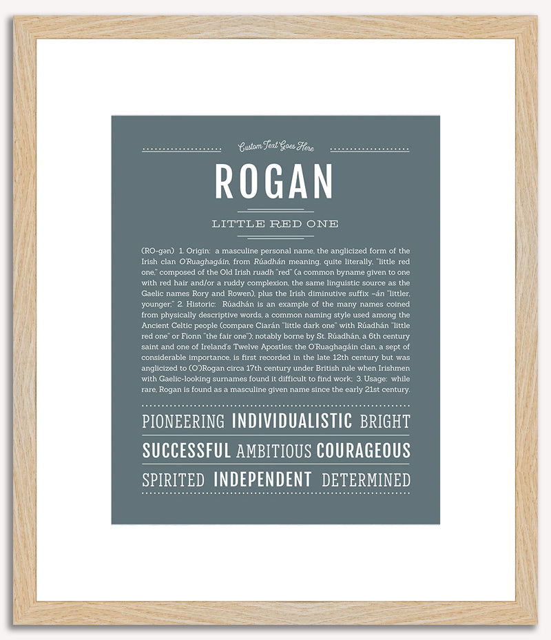 Rogan | Name Art Print