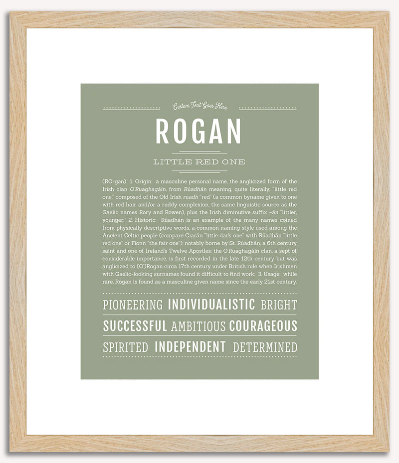 Rogan | Name Art Print