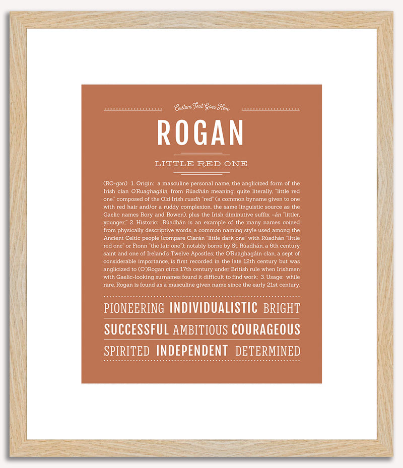 Rogan | Name Art Print