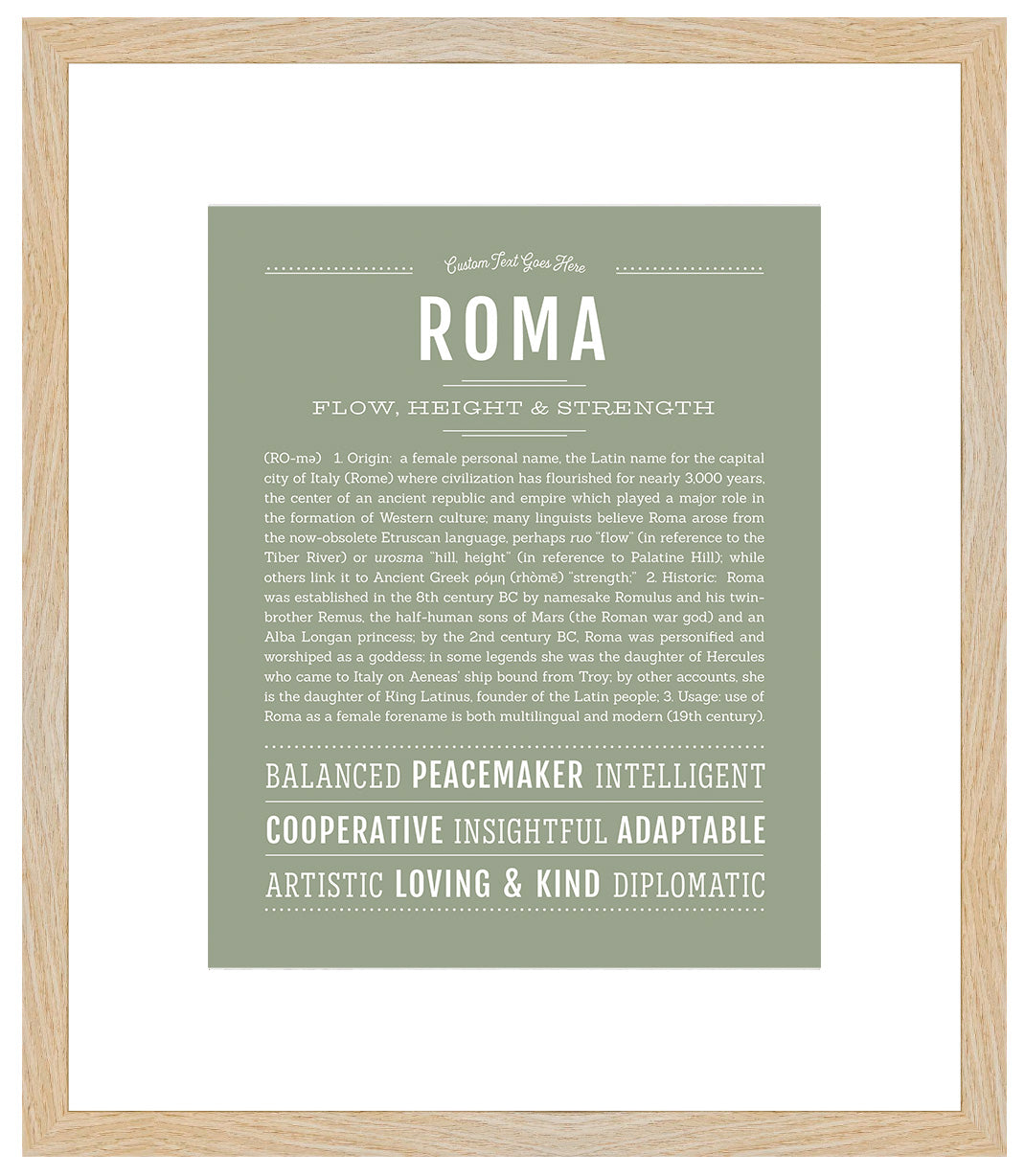 Roma | Name Art Print