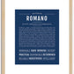 Romano | Name Art Print