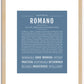 Romano | Name Art Print