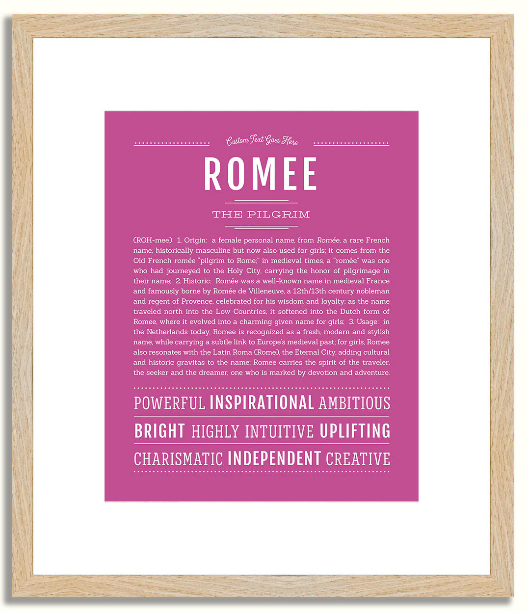 Romee | Name Art Print