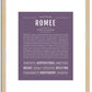 Romee | Name Art Print