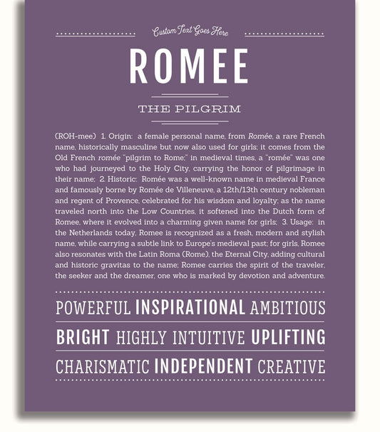 Frame Options | Deep Purple | White Frame, Matted