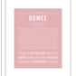 Romee | Name Art Print