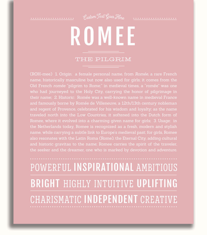 Frame Options | Dusty Rose | White Frame, Matted