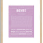 Romee | Name Art Print