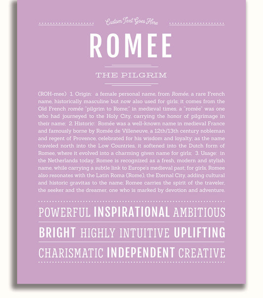 Frame Options | Lilac | White Frame, Matted