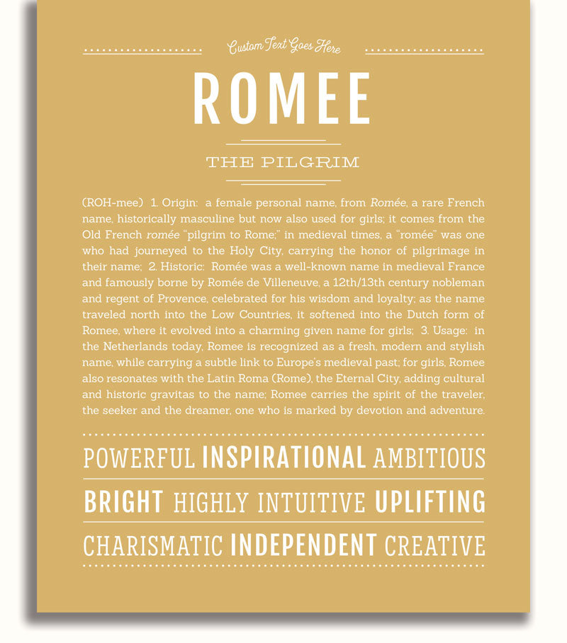 Frame Options | Matte Gold | White Frame, Matted