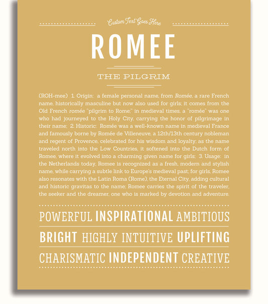 Frame Options | Matte Gold | White Frame, Matted
