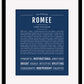 Romee | Name Art Print