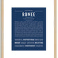Romee | Name Art Print