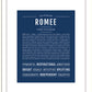 Romee | Name Art Print